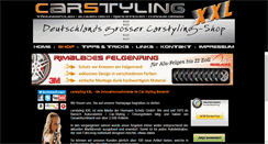 Desktop Screenshot of carstyling-xxl.com