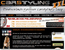 Tablet Screenshot of carstyling-xxl.com